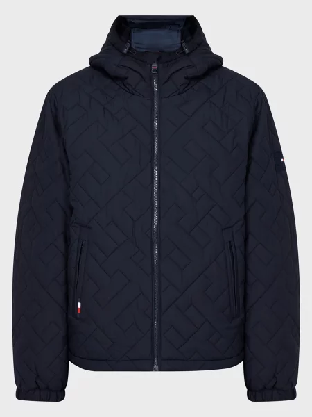 Стьобана куртка Tommy Hilfiger синя