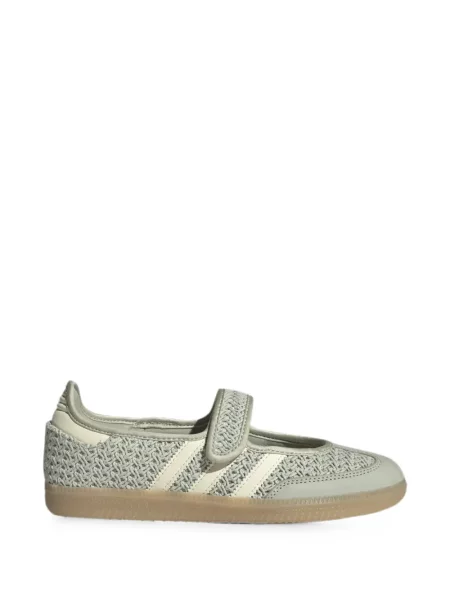 Sneakerși Adidas Samba cu imagine cu bretele din crep verde