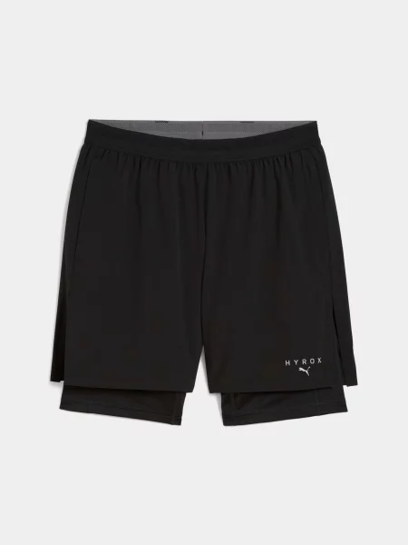 Шорти спортивні PUMA M x Hyrox Short комбінований верх чорний