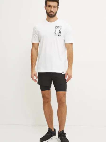 Adidas Performance t-shirt Messi beżowa