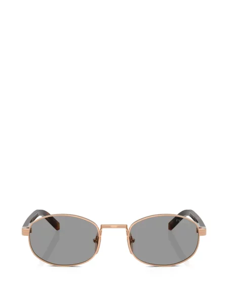 Ochelari de soare ovali Prada Eyewear roz
