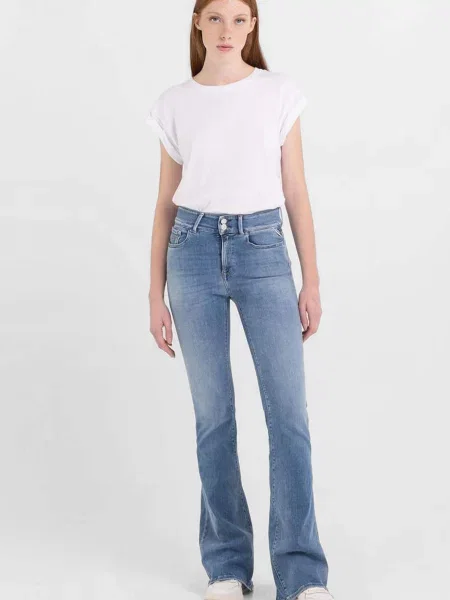 Джинси кльош Replay сині