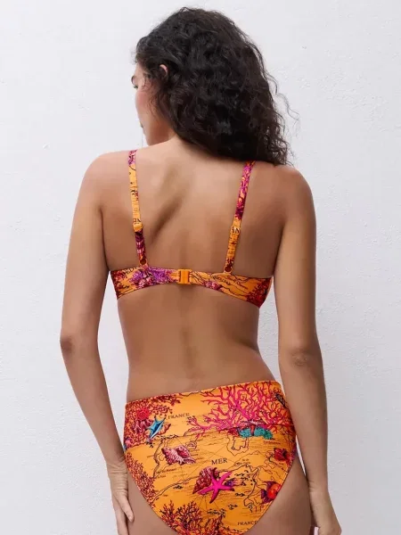 Chantelle biustonosz kąpielowy ICON pomarańczowy