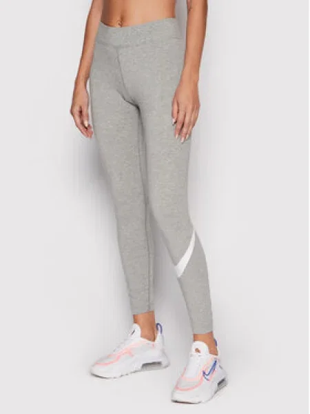 Nike Sportswear Leggings gri amestecat alb