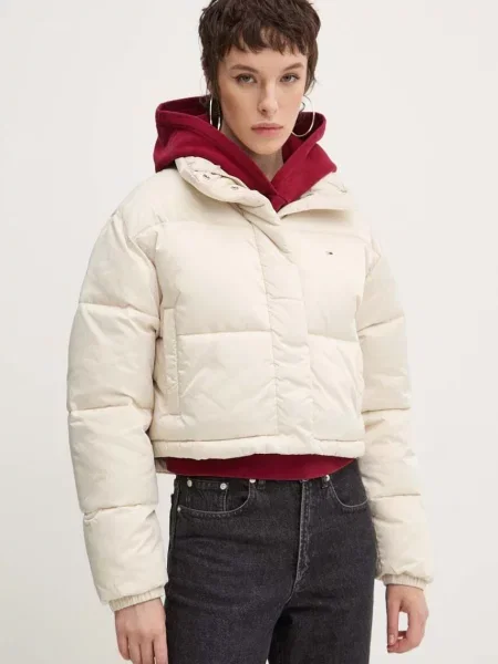 Tommy Jeans kurtka zimowa beżowy