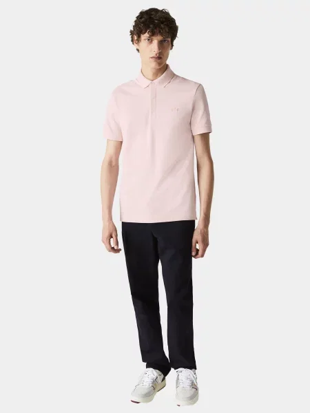 Поло Lacoste розовое
