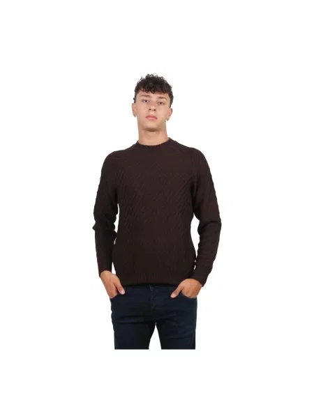 Sweter Atpco brązowy