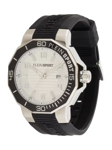 Plein Sport Analogové hodinky světle šedá černá
