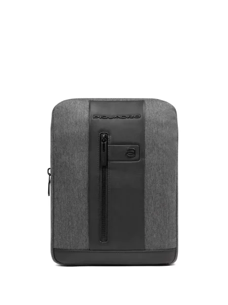 Чанта за през рамо Piquadro сиво