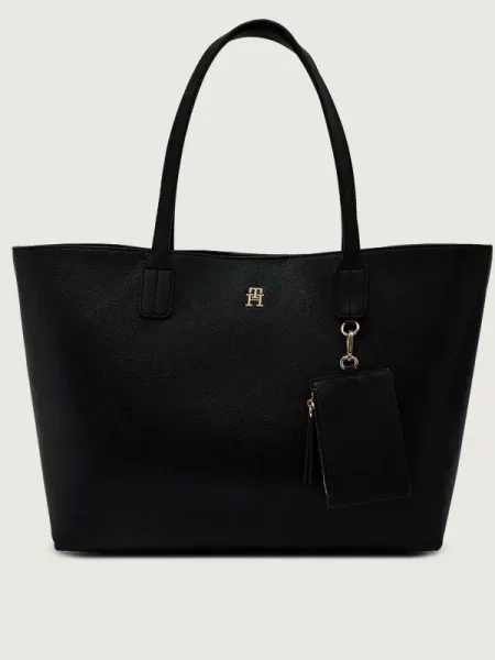 Tommy Hilfiger Geantă shopper TH ICON negru