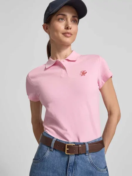 Koszulka polo o kroju slim fit z mieszanki bawełny Tommy Hilfiger