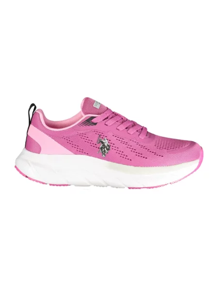 Sneakersy U.s Polo Assn. różowe