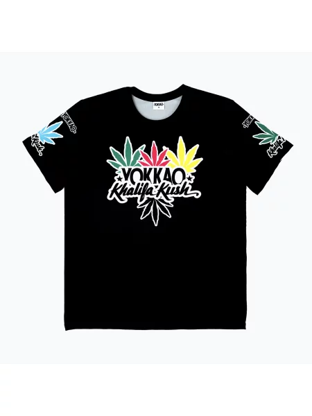 Футболка для тренувань YOKKAO Khalifa Kush Workout black чорна