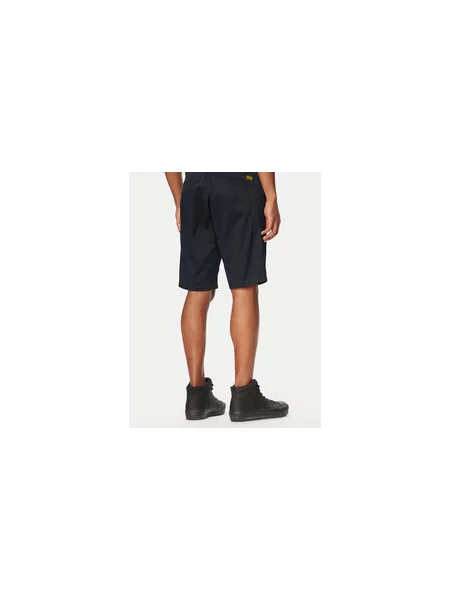 G-Star Raw Kratke hlače iz tkanine Bronson Mornarsko Regular Fit modra
