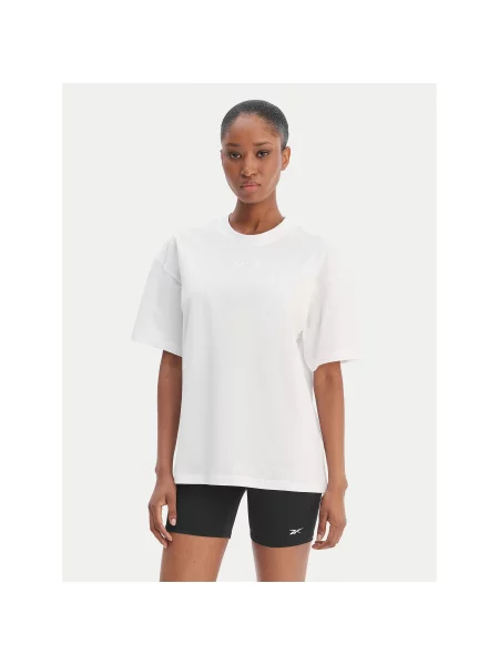 Reebok Póló Reebok x Ewa Chodakowska Relaxed Fit fehér