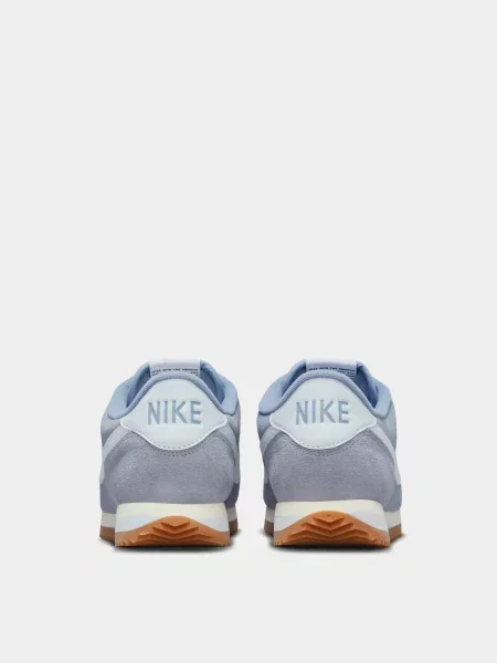 Кожаные повседневные кроссовки Nike Cortez серые