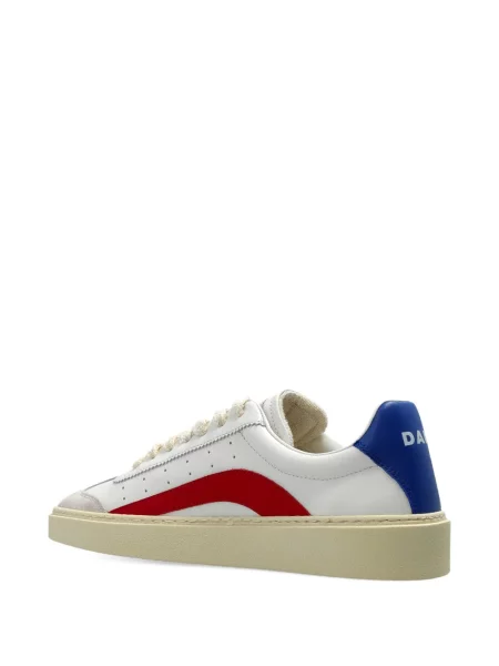 Sneakerși Dsquared2 din piele alb