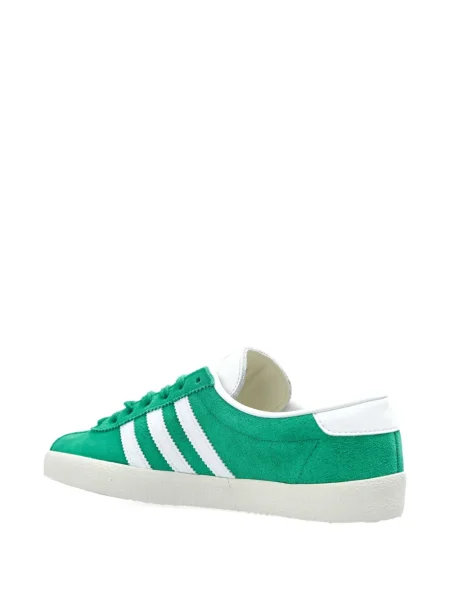 Sneakerși Adidas din piele de căprioară cu dungi alb