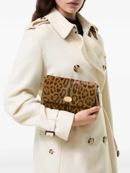 Colier Burberry cu bretele maro