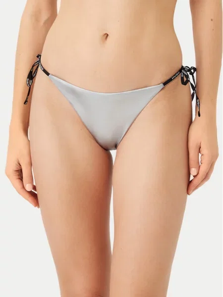 HUGO Dół od bikini Pure Srebrny
