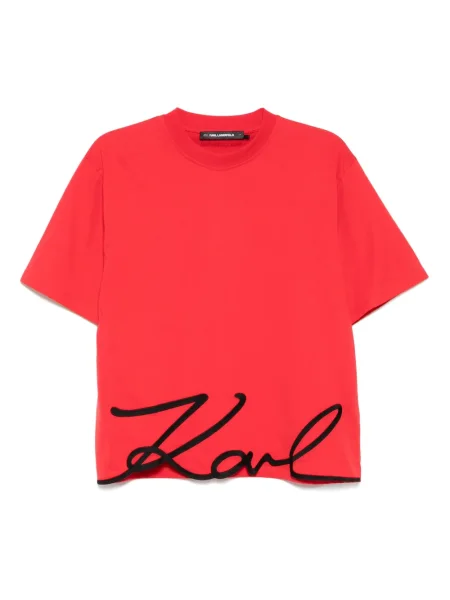 Tricou Karl Lagerfeld roșu