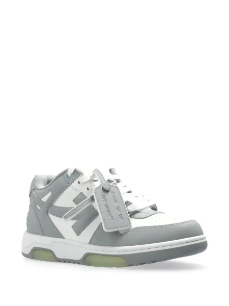 Top Off-white din piele business alb