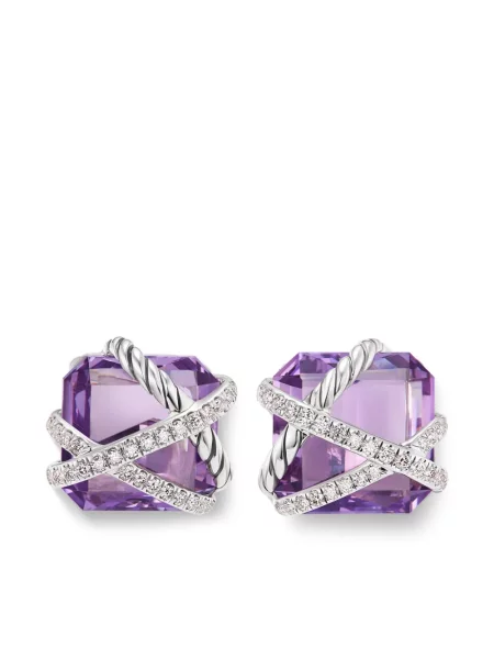 Cercei David Yurman plic violet