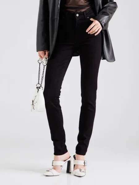 Guess Jeans Blugi Skinny Fit negru