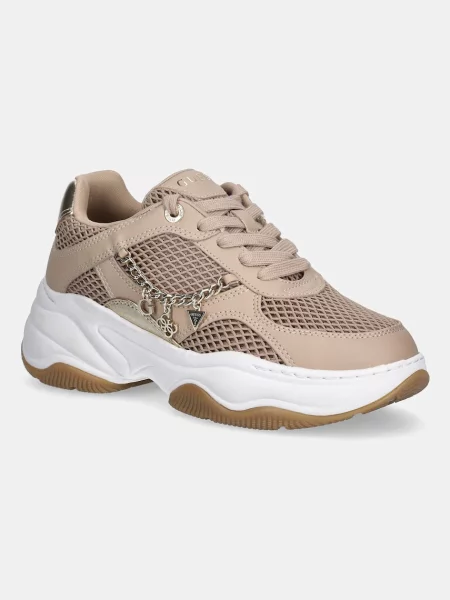 Sneakerși Guess bej