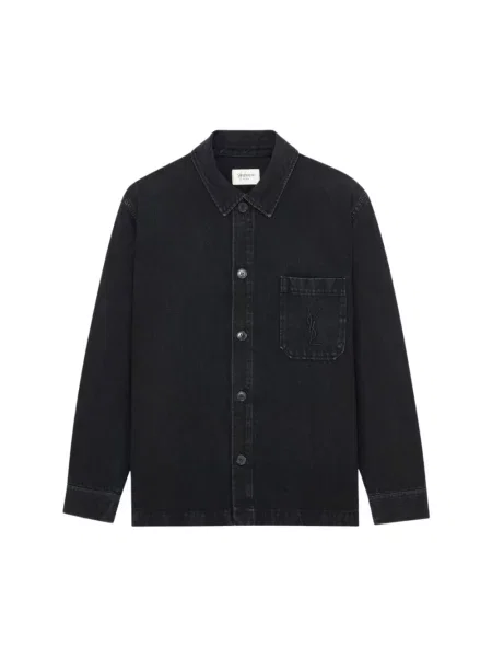 Kurtka koszulowa Saint Laurent czarna