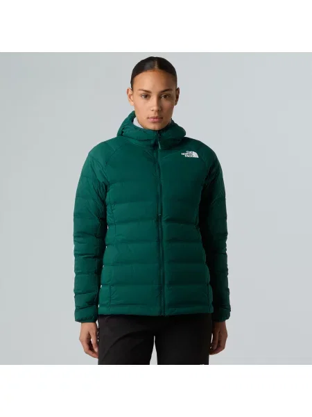 Kurtka puchowa The North Face Abseil Stretch Down Hoodie hunter green zielona