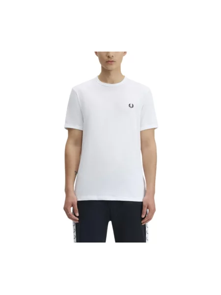 T-shirt FRED PERRY Ringer Tee White S biała