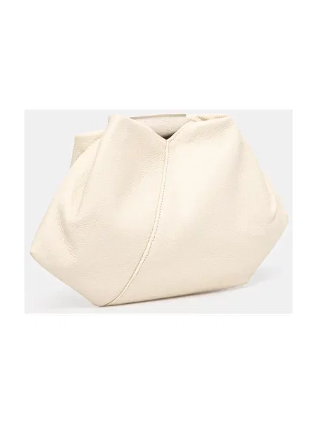 Maison Margiela torebka skórzana beżowa