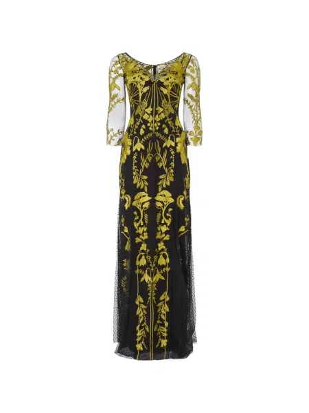 Rochie Temperley London cu decolteu în V negru