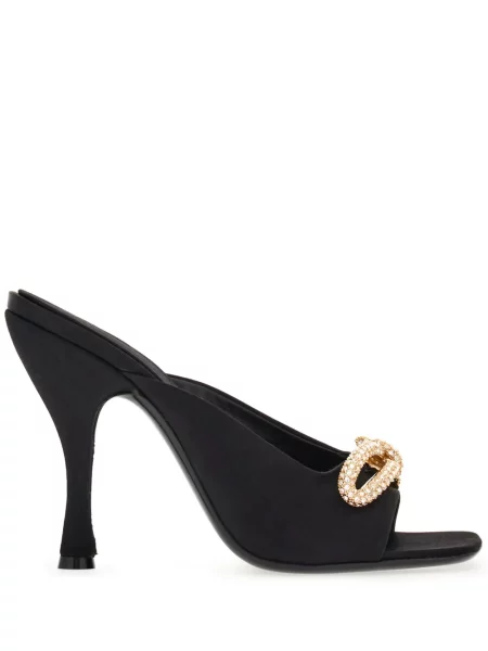 Sandale Ferragamo cu funde negru