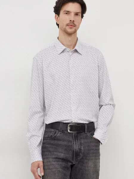 Сорочка Joop! slim класичний комір сірий