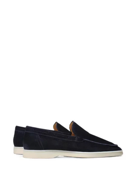 Pantofi loafer Aurélien din piele de căprioară albastru