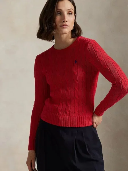 Пуловер Polo Ralph Lauren червено
