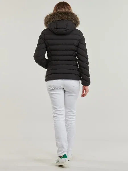 Jachetă cu glugă Superdry cu glugă negru