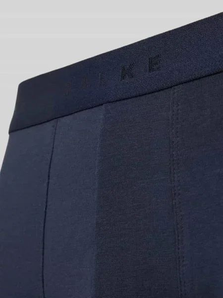 Obcisłe bokserki z elastycznym paskiem z logo model Daily Comfort' Falke granatowe