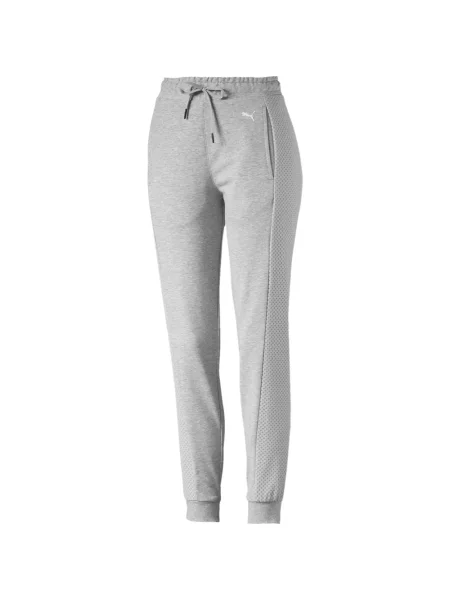 Pantaloni Puma plasă alergare gri