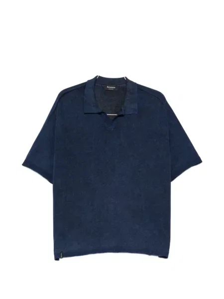 Tricou Arovescio tricotate albastru