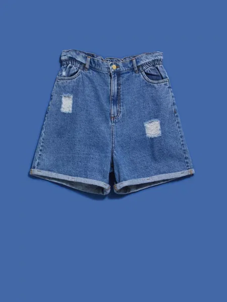 Szorty jeansowe Marisse czarne