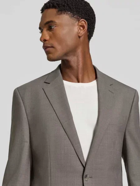 Garnitur krój slim fit z mieszanki żywej wełny Hechter Paris