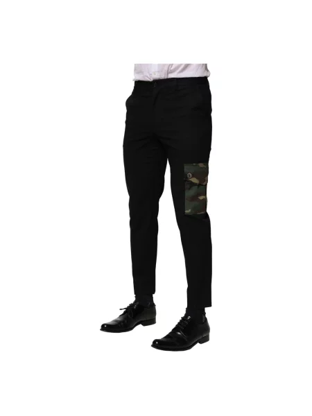 Spodnie cargo Dolce And Gabbana czarne