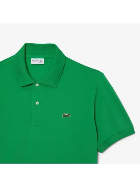 Классическое поло Lacoste зеленое
