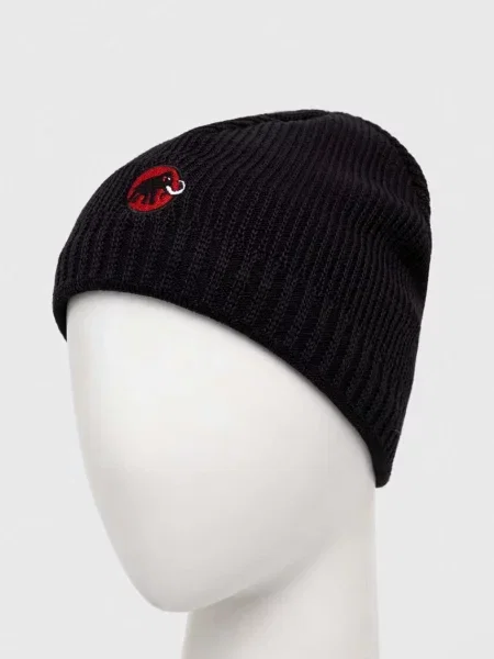 Mammut czapka Sublime wełniana czarny