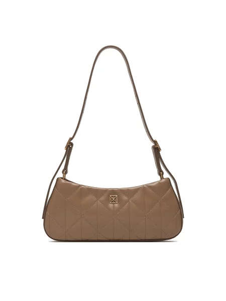 Calvin Klein Torbica Quilted Sm Shoulder Bag bež