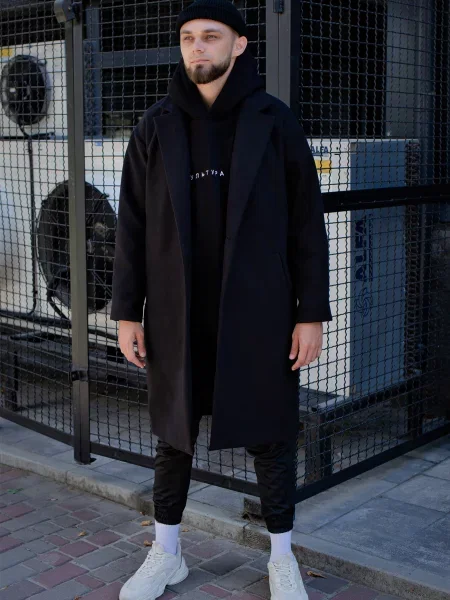 Пальто Without черное