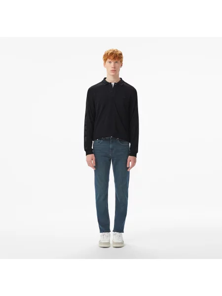 Поло Lacoste черное